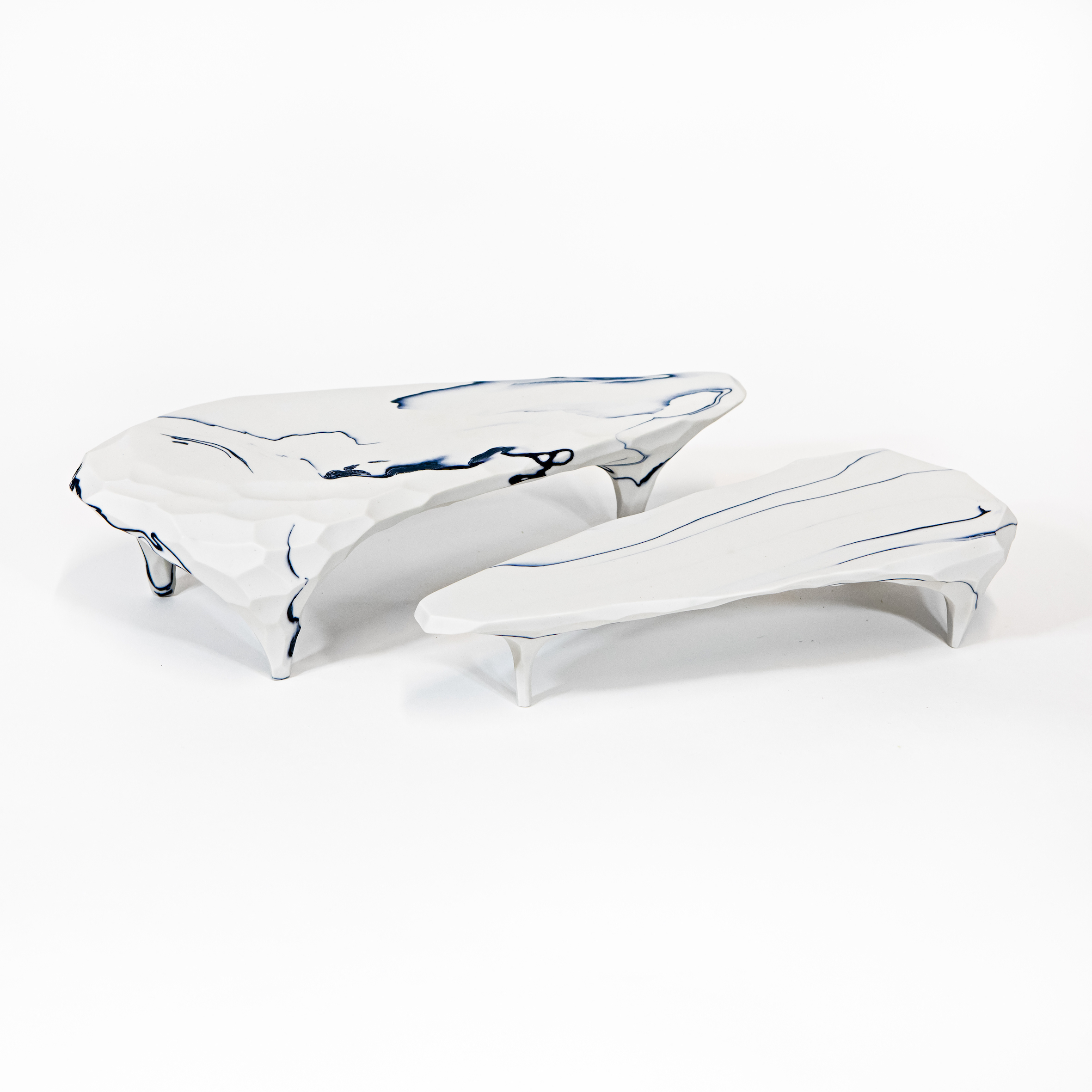 Renkai "blue and white" by Masami Kato