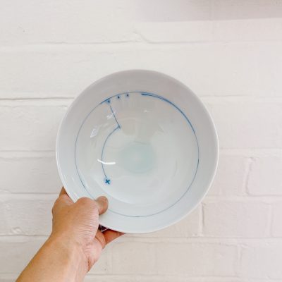 Celadon domburi bowl (geometrical B)