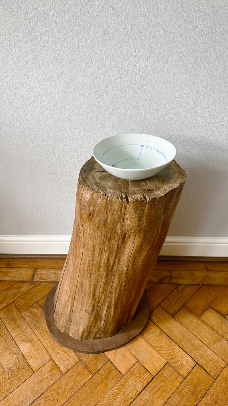 Celadon domburi bowl (geometrical B) - Image 3