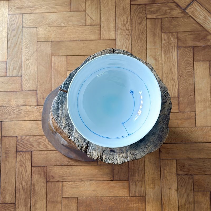 Celadon domburi bowl (geometrical B) - Image 2