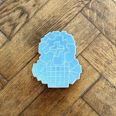 Dandelion multi plate (sky blue)