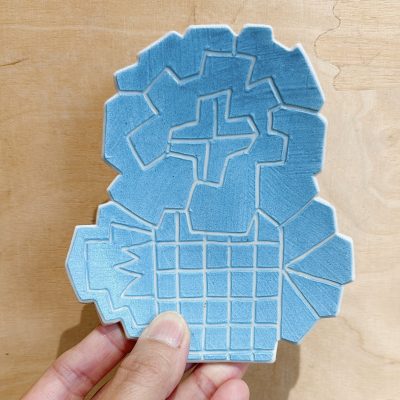 Dandelion multi plate (sky blue)