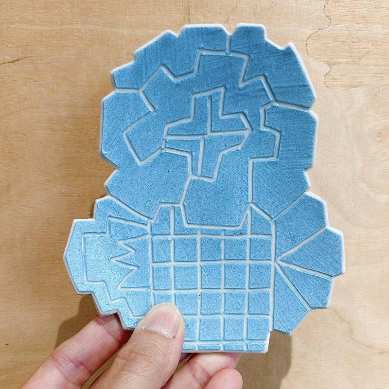 Dandelion multi plate (sky blue)