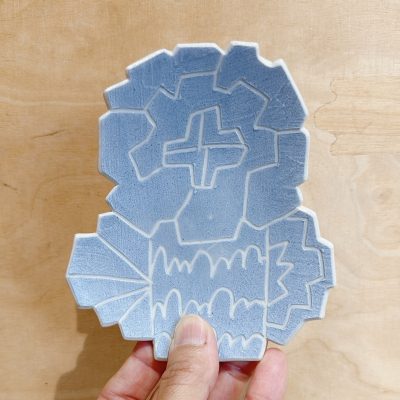 Dandelion multi plate (blue)