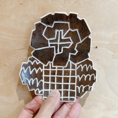 Dandelion multi plate (brown)