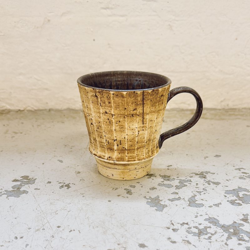Mug (Sabi-moku Open mouth with light base)