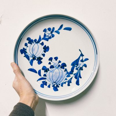 Plate (balloon flowers)